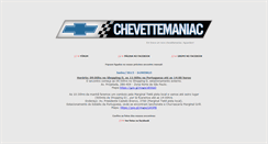 Desktop Screenshot of chevettemaniac.com