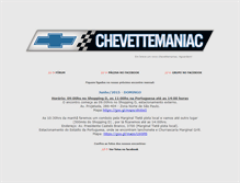 Tablet Screenshot of chevettemaniac.com
